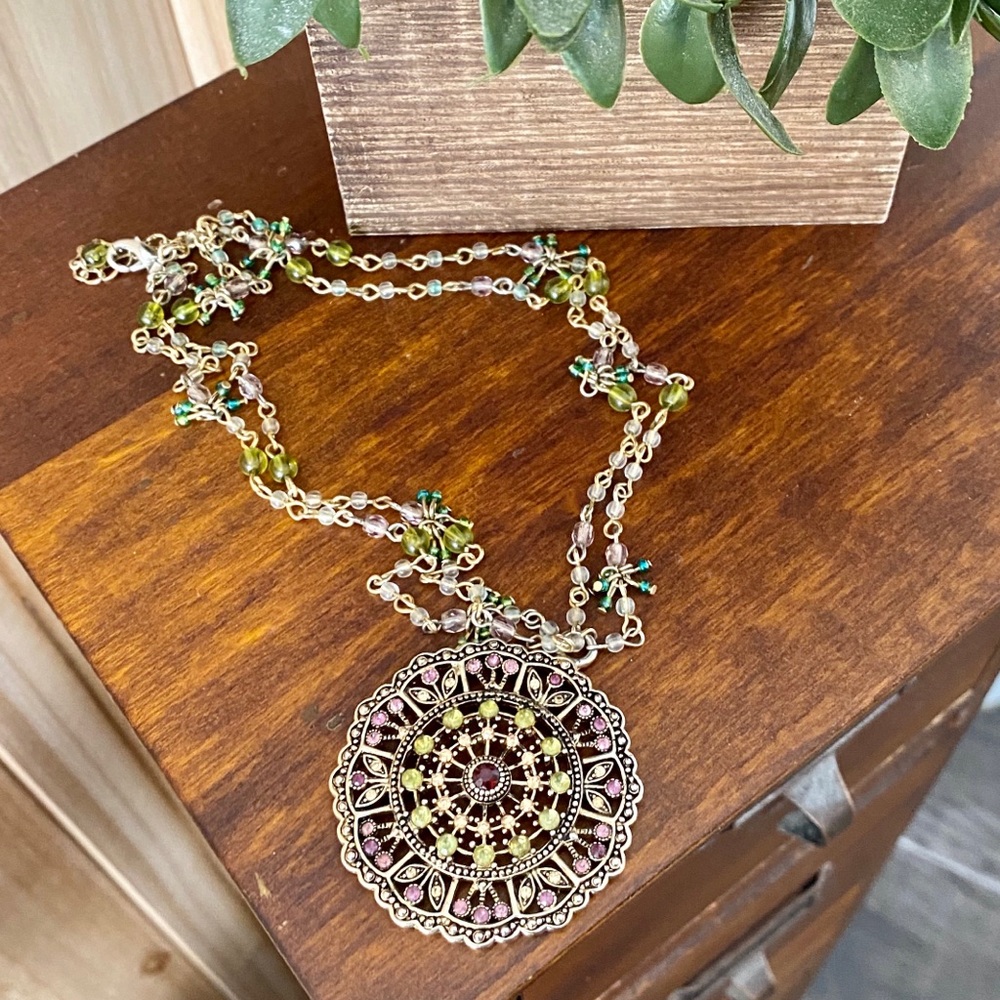 Gold Medallion Necklace